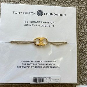 Tory Burch Embrace Ambition Bracelets in Gold/Tory Gold